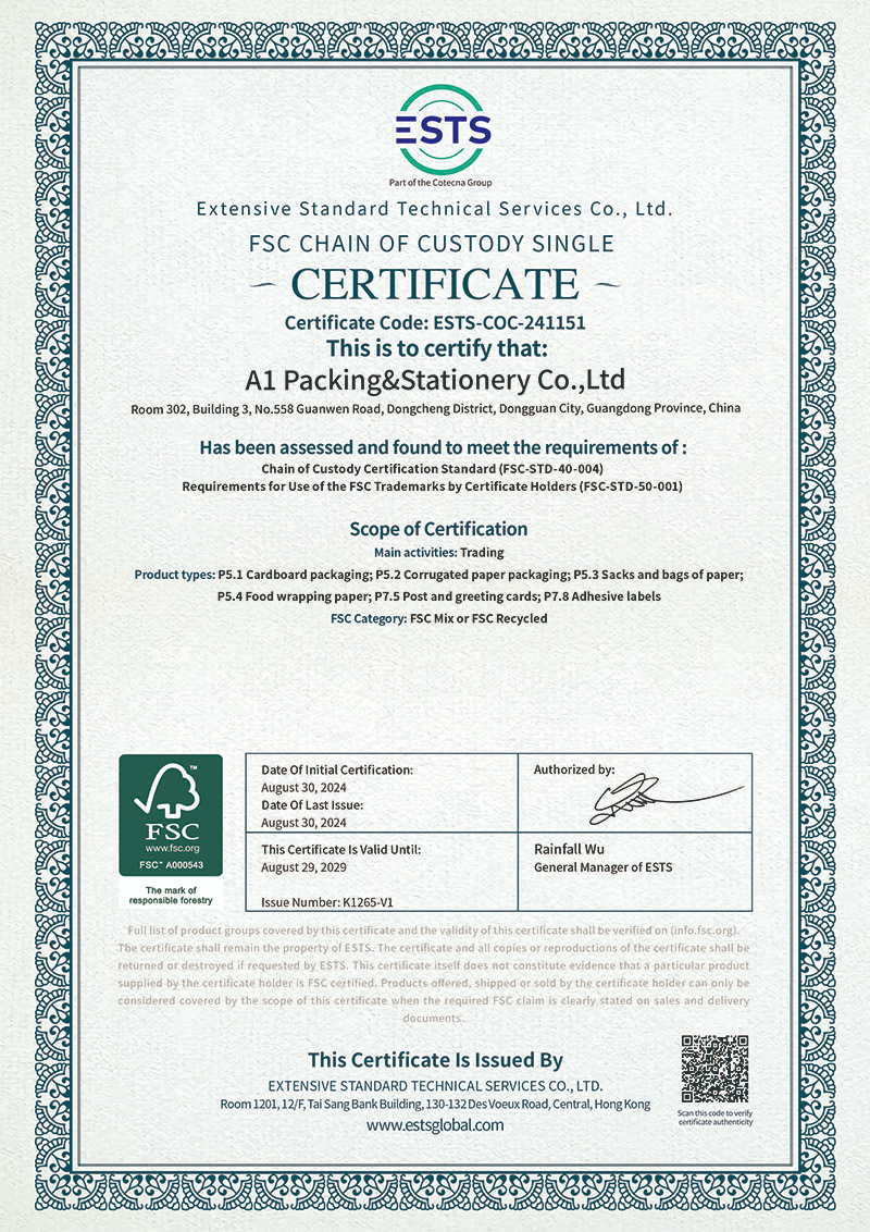 Certificate-FSC